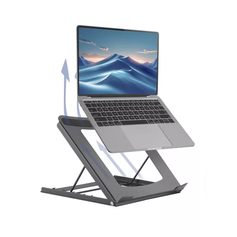 Supporto per laptop ACT AC8145 5 posizioni di altezza regolabili nero