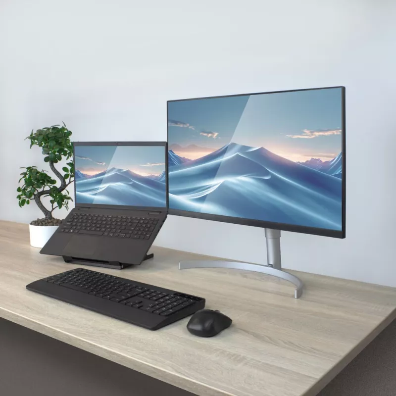 Supporto per laptop ACT AC8145 5 posizioni di altezza regolabili nero
