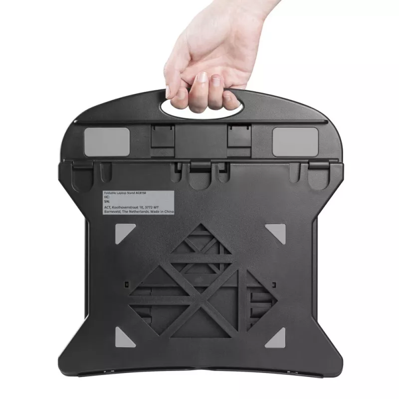 Supporto per laptop ACT AC8150 pieghevole 7 altezze regolabili nero