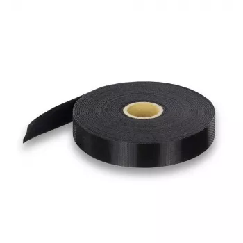 Fascette in velcro ACT 20 mm, fascette in velcro, nylon, polipropilene (PP), nero, 10000 mm, 27 mm, 165 mm