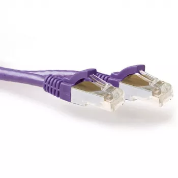 ACT Viola 2,00 metri SFTP CAT6A cavo patch, senza linguetta, con connettori RJ45
