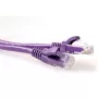 ACT Viola 1 metro U/UTP CAT6A cavo patch senza linguetta con connettori RJ45