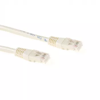 ACT Avorio 0,5 metri U/UTP CAT6 cavo patch con connettori RJ45