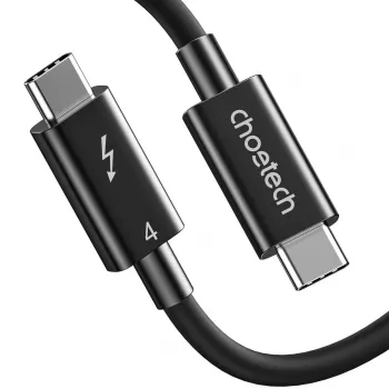 Cavo USB-C a USB-C Thunderbolt 4 CHOETECH — 40 Gbit/s, ricarica 100 W