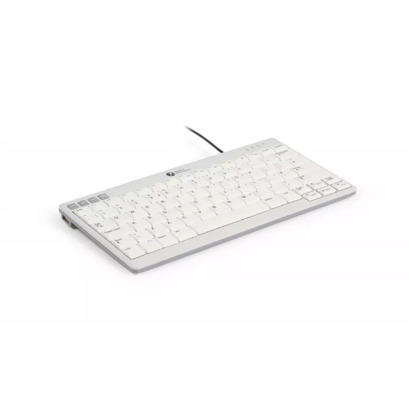 BakkerElkhuizen UltraBoard 950 V2 US Qwerty, con filo, USB, interruttori a forbice, QWERTY, grigio scuro, grigio chiaro