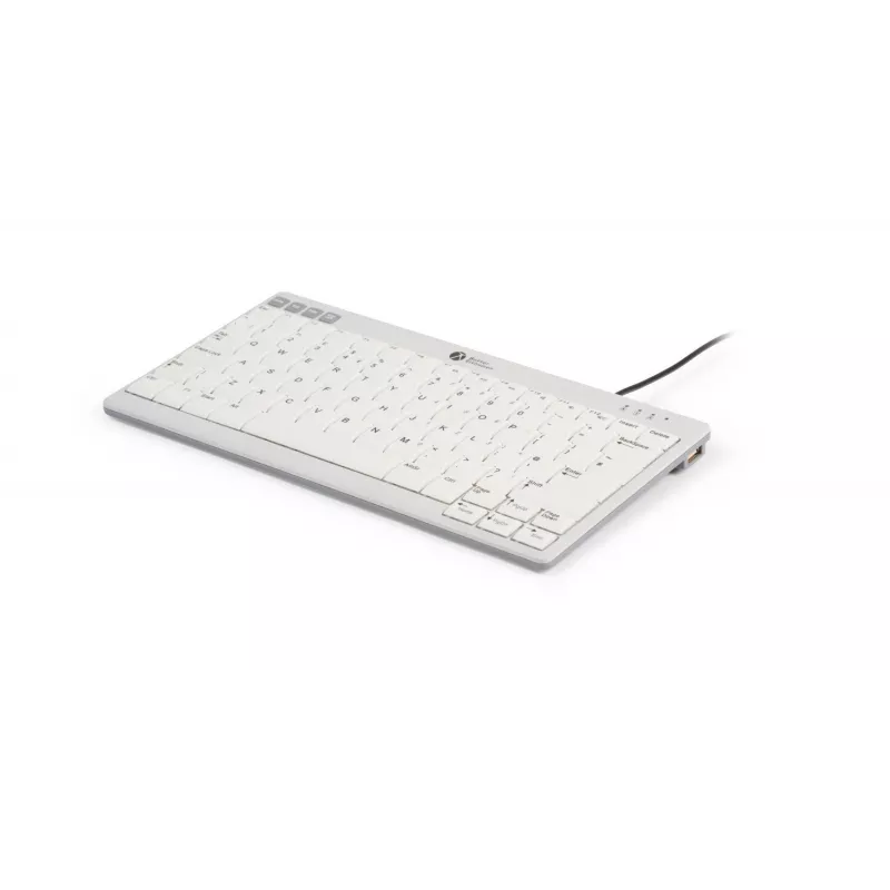 BakkerElkhuizen UltraBoard 950 V2 US Qwerty, con filo, USB, interruttori a forbice, QWERTY, grigio scuro, grigio chiaro