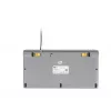 BakkerElkhuizen UltraBoard 950 V2 US Qwerty, con filo, USB, interruttori a forbice, QWERTY, grigio scuro, grigio chiaro