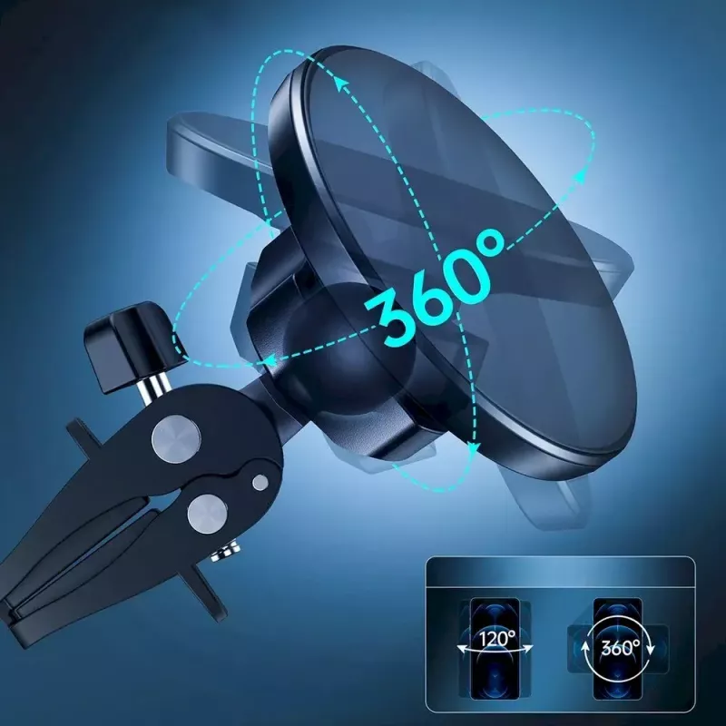 Supporto magnetico per auto per iPhone 12 CHOETECH, compatibile con bocchette di ventilazione, supporto compatto