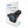 Alimentatore CHOETECH C0051 dual USB-A 36W QC3.0, nero