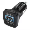 Alimentatore CHOETECH C0051 dual USB-A 36W QC3.0, nero