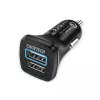 Alimentatore CHOETECH C0051 dual USB-A 36W QC3.0, nero