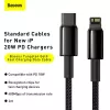 Cavo Baseus Tungsten Gold 1 m nero Lightning a USB C