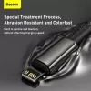Cavo Baseus Tungsten Gold 1 m nero Lightning a USB C