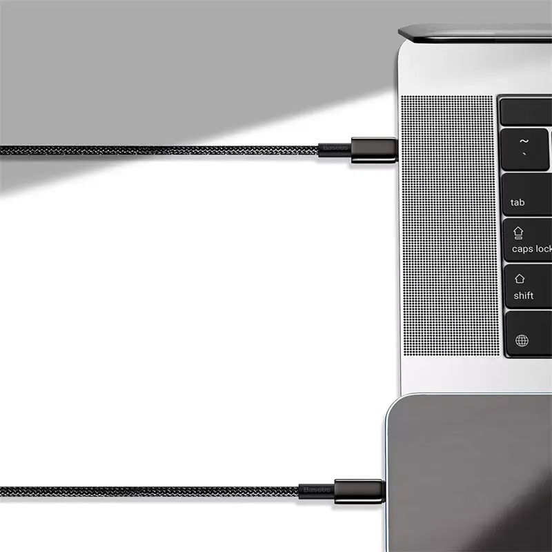 Cavo Baseus Tungsten Gold 1 m nero Lightning a USB C