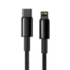 Cavo Baseus Tungsten Gold 1 m nero Lightning a USB C