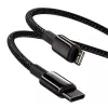Cavo Baseus Tungsten Gold 1 m nero Lightning a USB C