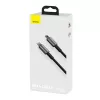Cavo Baseus Tungsten Gold 1 m nero Lightning a USB C