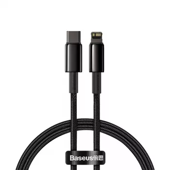 Cavo Baseus Tungsten Gold 1 m nero Lightning a USB C