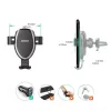 Supporto auto per smartphone CHOETECH T536-S con ricarica wireless 10W, montaggio su cruscotto/parabrezza