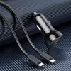 Caricabatterie da interno Choetech TC0008 nero accendisigari ricarica rapida