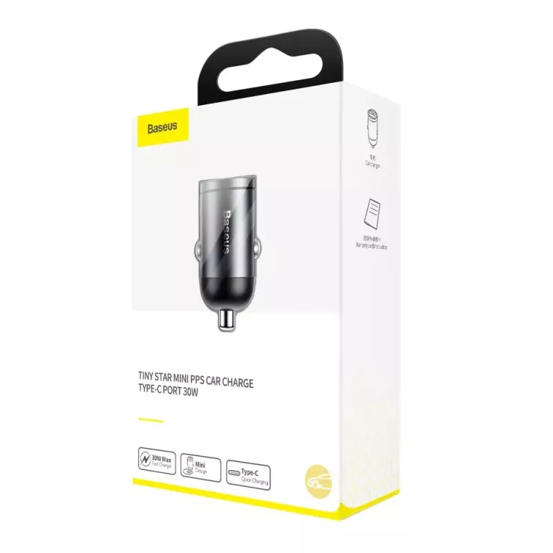Caricabatterie da parete Baseus VCHX-B0G 30W con supporto QC4.0 e PD3.0