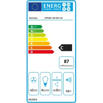 Electrolux LFP536X semi-incasso (estraibile) grigio, acciaio inox 600 m³/h