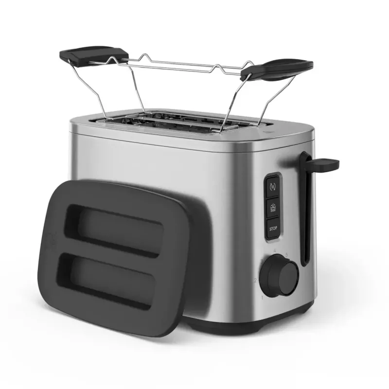 Electrolux Create 5 E5T1-4ST tostapane, 2 fette, 800 W, acciaio inox