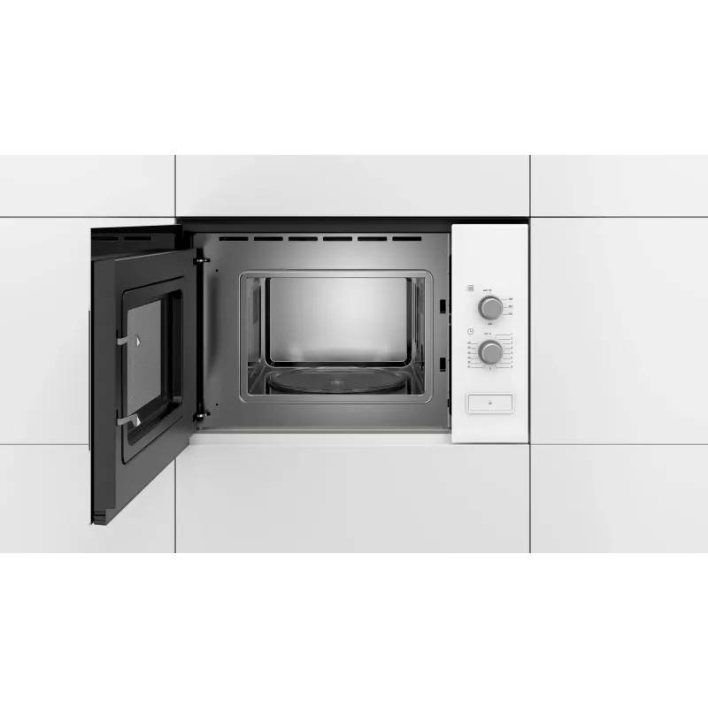 Microonde da incasso Bosch Serie 4 BFL520MW0 – 20 L, 800 W, bianco