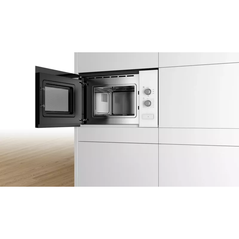 Microonde da incasso Bosch Serie 4 BFL520MW0 – 20 L, 800 W, bianco