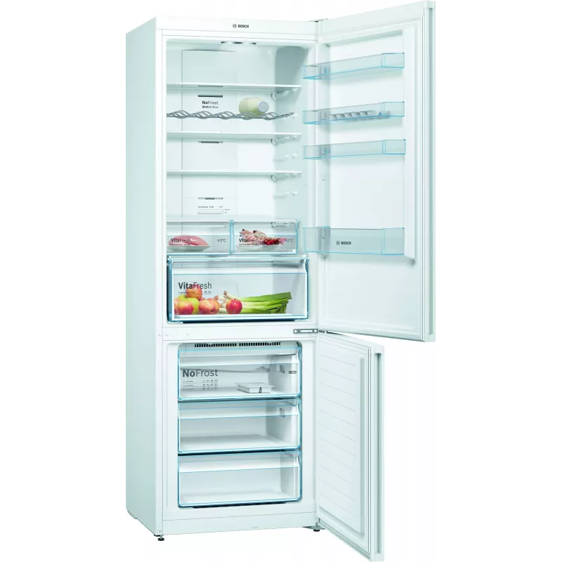 Frigorifero combinato Bosch Serie 4 KGN49XWEA a libera installazione 438 L bianco