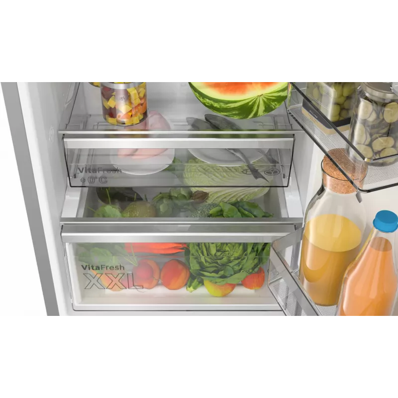 Frigorifero combinato Bosch Serie 6 KGN39AIBT a libera installazione 363 L acciaio inox