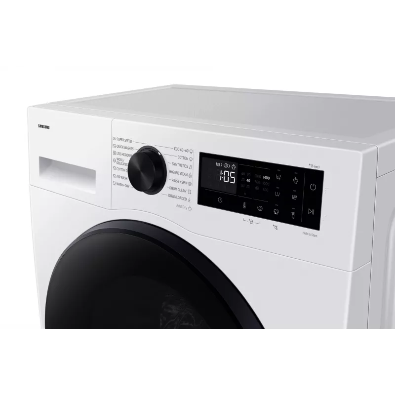 Lavasciuga Samsung WD90DG5G34BELE a carica frontale a libera installazione bianco