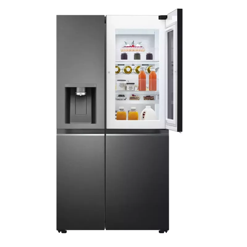 LG InstaView ™ ThinQ™ GSXV91MCAE Frigorifero combinato americano 635 L