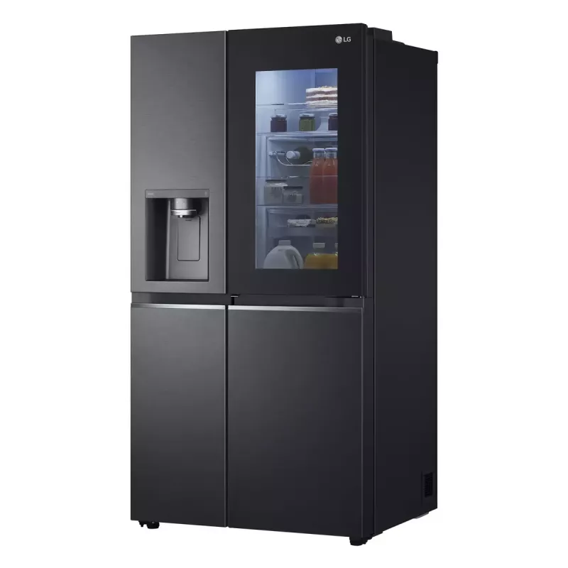 LG InstaView ™ ThinQ™ GSXV91MCAE Frigorifero combinato americano 635 L
