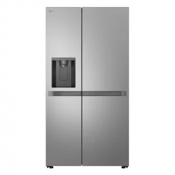 Frigorifero side-by-side LG GSLC41PYPE, 641 L totali, vano frigo 420 L / vano congelatore 221 L, a libera installazione, argento