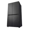 LG GSBC40EPPE Frigorifero side-by-side a libera installazione 664 L E nero