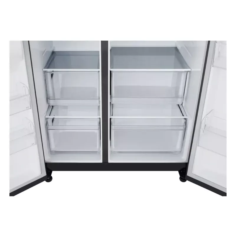 LG GSBC40EPPE Frigorifero side-by-side a libera installazione 664 L E nero