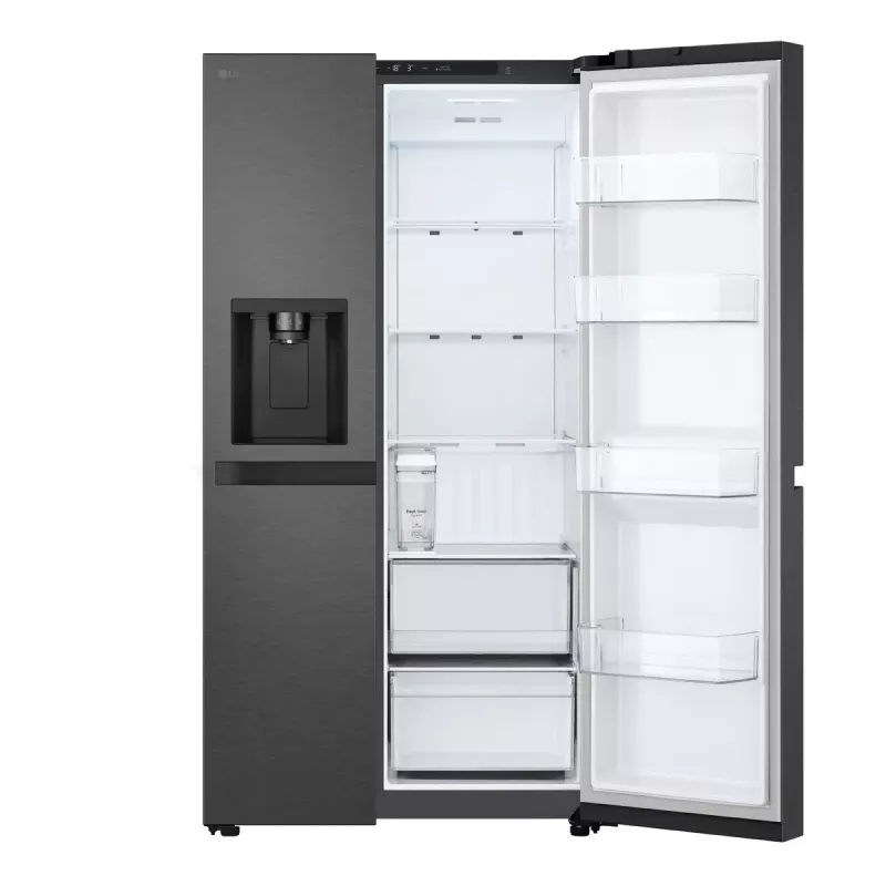 LG GSLC41EPPE Frigorifero side-by-side a libera installazione 641 L nero