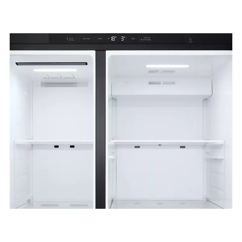 LG GSLC41EPPE Frigorifero side-by-side a libera installazione 641 L nero