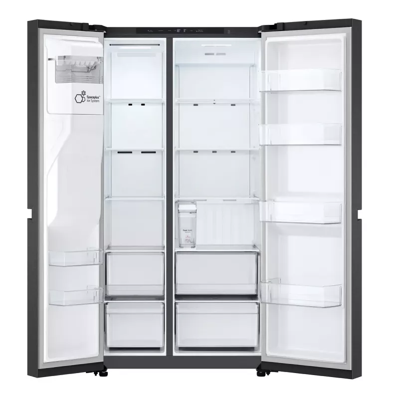 LG GSLC41EPPE Frigorifero side-by-side a libera installazione 641 L nero