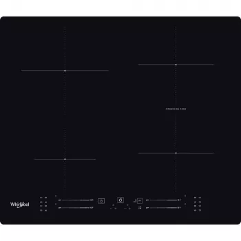 Whirlpool WB S2560 NE Nero da incasso 59 cm Piano cottura a induzione a zone 4 zona/e