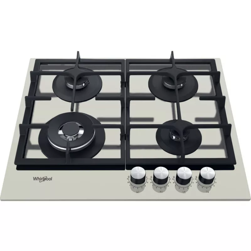 Whirlpool AKTL 629/S Argento Cucina a gas da incasso 4 zona/e