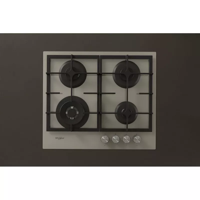 Whirlpool AKTL 629/S Argento Cucina a gas da incasso 4 zona/e