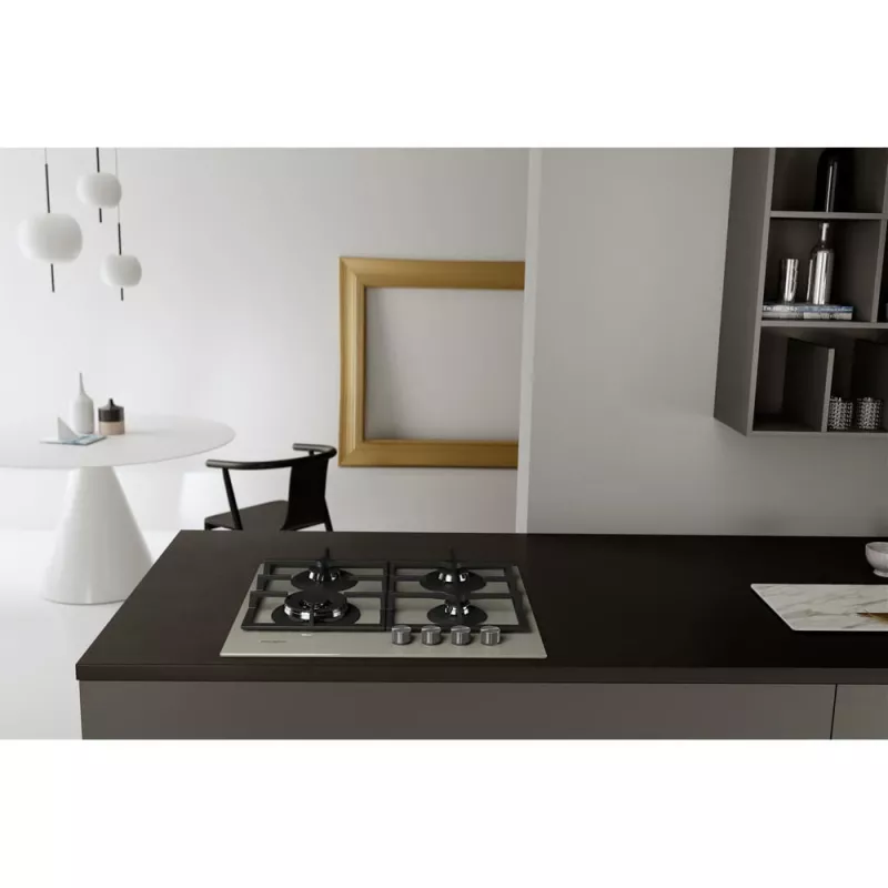 Whirlpool AKTL 629/S Argento Cucina a gas da incasso 4 zona/e