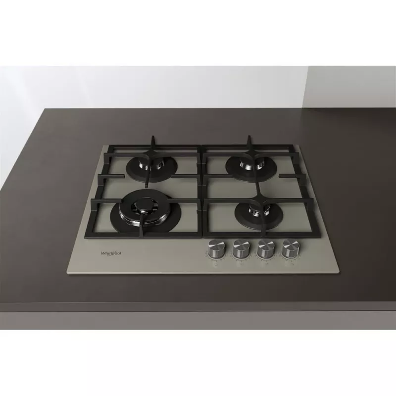 Whirlpool AKTL 629/S Argento Cucina a gas da incasso 4 zona/e