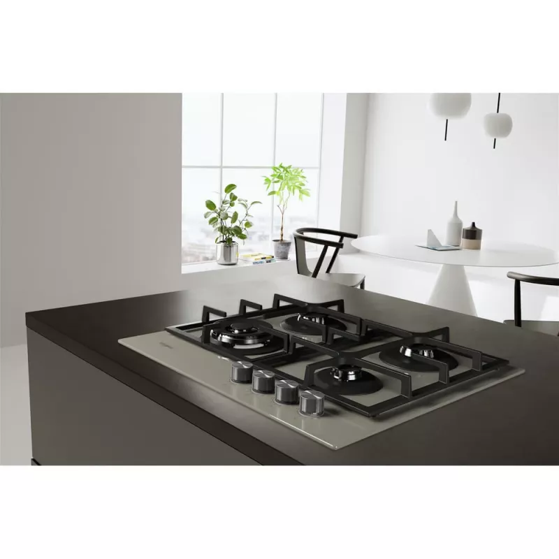 Whirlpool AKTL 629/S Argento Cucina a gas da incasso 4 zona/e