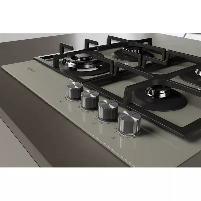 Whirlpool AKTL 629/S Argento Cucina a gas da incasso 4 zona/e
