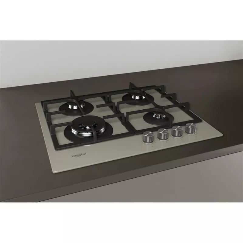 Whirlpool AKTL 629/S Argento Cucina a gas da incasso 4 zona/e