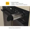 Whirlpool AKZ9S 8270 FB 73 L nero