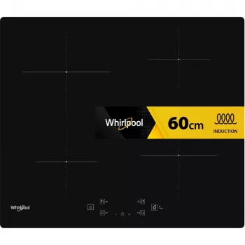 Whirlpool WS Q2160 NE Nero da incasso 59 cm Piano cottura a induzione a zone 4 zona/e